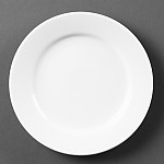 Athena Hotelware Narrow Rimmed Plates 165mm (Pack of 12)