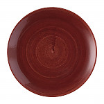 Churchill Stonecast Patina Evolve Coupe Plate Red Rust 286mm (Pack of 12)