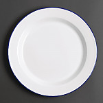 Olympia Whiteware Wide Rimmed Plates 310mm (Pack of 6)