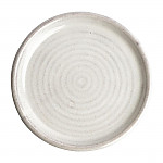 Olympia Canvas Small Rim Round Plate Murano White 180mm (Pack of 6)