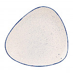 Churchill Stonecast Hints Triangular Plates Indigo Blue 311mm (Pack of 6)