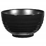 Art de Cuisine Black Glaze Ripple Bowls Small (Pack of 6)