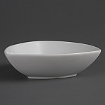 Olympia Whiteware Rounded Triangular Bowls 155mm (Pack of 6)