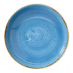 Churchill Stonecast Round Coupe Bowl Cornflower Blue 184mm (Pack of 12)
