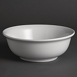 APS Zen Melamine Round Sloped Bowl White 800ml