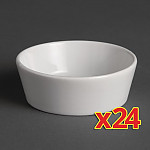 Bulk Buy Olympia Miniature Circle Dishes (Pack of 24)