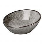 Steelite Scape Glass Smoked Oval Bowls 125mm (Pack of 12)