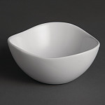 Olympia Whiteware Wavy Bowls 105mm (Pack of 12)