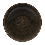 Churchill Stonecast Patina Evolve Coupe Bowls Iron Black 182mm (Pack of 12)