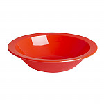 Olympia Kristallon Polycarbonate Bowls Red 172mm (Pack of 12)