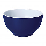 Olympia Kristallon Gala Colour Rim Melamine Bowl Blue 125mm (Pack of 6)