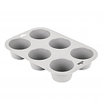 Vogue Flexible Silicone Muffin Pan 6 Cup