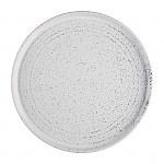 Olympia Cavolo Flat Round Plates White Speckle 270mm (Pack of 4)
