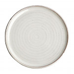 Olympia Canvas Small Rim Round Plate Murano White 265mm (Pack of 6)
