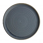 Olympia Canvas Small Rim Round Plate Blue Granite 265mm (Pack of 6)