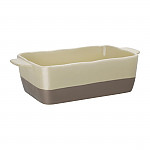 Olympia Cream And Taupe Ceramic Roasting Dish 2.5Ltr