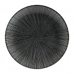Churchill Studio Prints Agano Coupe Plates Black 217mm (Pack of 12)