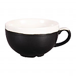 Churchill Monochrome Cappuccino Cup Onyx Black 340ml (Pack of 12)