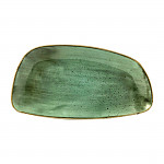 Churchill Stonecast Oval Plates Samphire Green 349x171mm (Pack of 6)