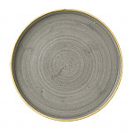 Churchill Stonecast Walled Chefs Plates Peppercorn Grey 210mm (Pack of 6)