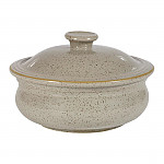 Churchill Stonecast Lidded Stew Pots Peppercorn Grey 430ml (Pack of 6)