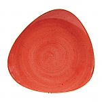 Churchill Stonecast Triangular Plates Berry Red 265mm (Pack of 12)