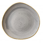 Churchill Stonecast Round Plates Peppercorn Grey 286mm (Pack of 12)