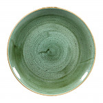 Churchill Stonecast Round Coupe Plates Samphire Green 260mm (Pack of 12)