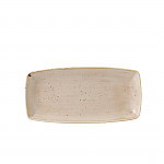 Churchill Stonecast Rectangular Plate Nutmeg Cream 145 x 295mm