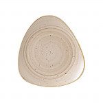 Churchill Stonecast Triangle Plate Nutmeg Cream 311mm (Pack of 6)