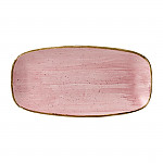 Stonecast Petal Pink Chefs' Oblong Plate No. 3 11 3/4 x 6 