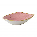 Stonecast Petal Pink Triangle Bowl 21oz (Pack of 12)