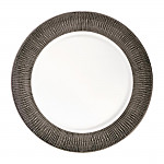 Churchill Bamboo Spinwash Footed Plates Dusk 234mm (Pack of 12)