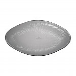 Churchill Bamboo Organic Oval Glass Platter Dusk 295 x 162mm (Pack of 6)