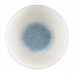 Churchill Bamboo Centre Print Deep Coupe Plates Topaz Blue 281mm (Pack of 12)