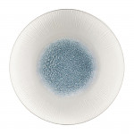 Churchill Bamboo Centre Print Deep Coupe Plates Topaz Blue 281mm (Pack of 12)
