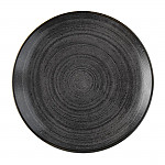 Churchill Stonecast Raw Evolve Coupe Plate Black 219mm (Pack of 12)