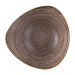 Churchill Stonecast Raw Lotus Plate Brown 229mm (Pack of 12)