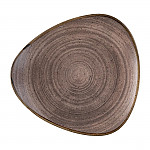 Churchill Stonecast Raw Lotus Plate Brown 254mm (Pack of 12)