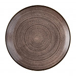Churchill Stonecast Raw Evolve Coupe Plate Brown 260mm (Pack of 12)
