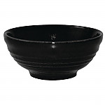 Churchill Bit on the Side Black Ripple Snack Bowls 120mm (Pack of 12)