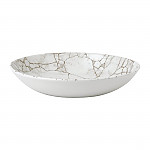 Studio Prints Kintsugi Agate Grey Coupe Bowl 40oz (Box 12)