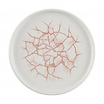 Churchill Studio Prints Kintsugi Walled Plates Coral 220mm (Pack of 6)