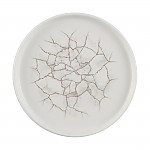 Churchill Studio Prints Kintsugi Agate Walled Plates Grey 220mm (Pack of 6)