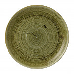 Stonecast Plume Olive Coupe Plate 10 1/4 
