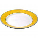 Churchill New Horizons Marble Border Mediterranean Dishes Yellow 252mm