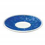 Churchill New Horizons Marble Border Cappuccino Saucers Blue 170mm