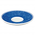 Churchill New Horizons Marble Border Espresso Saucers Blue 115mm