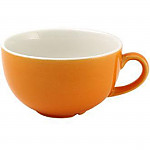 Churchill New Horizons Colour Glaze Cappuccino Cups Orange 340ml