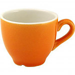 Churchill New Horizons Colour Glaze Espresso Cups Orange 85ml (Pack of 24)